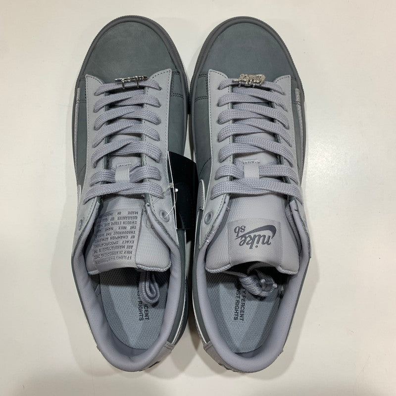 【中古美品】【メンズ】 NIKE SB ナイキエスビー×FRAR DN3754-001 BLAZER LOW "COOL GREY" スニーカー 靴 GRAY 箱・黒タグ付き 160-261024-io-32-fuzh サイズ：27cm カラー：グレー 万代Net店
