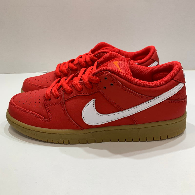 【中古美品】【メンズ】 NIKE SB ナイキエスビー FJ1674-600 DUNK LOW PRO ISO ORANGE LABEL "UNC RED GUM" スニーカー 靴 RED 黒タグ・箱・シューレース付属 160-261024-io-29-fuzh サイズ：27cm カラー：レッド 万代Net店