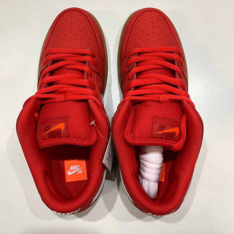 【中古美品】【メンズ】 NIKE SB ナイキエスビー FJ1674-600 DUNK LOW PRO ISO ORANGE LABEL "UNC RED GUM" スニーカー 靴 RED 黒タグ・箱・シューレース付属 160-261024-io-29-fuzh サイズ：27cm カラー：レッド 万代Net店