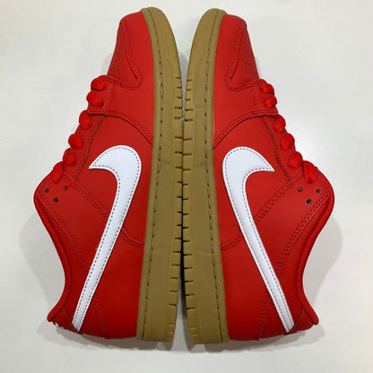 【中古美品】【メンズ】 NIKE SB ナイキエスビー FJ1674-600 DUNK LOW PRO ISO ORANGE LABEL "UNC RED GUM" スニーカー 靴 RED 黒タグ・箱・シューレース付属 160-261024-io-29-fuzh サイズ：27cm カラー：レッド 万代Net店