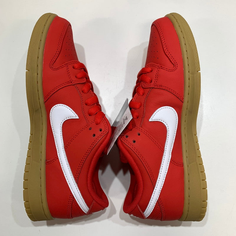 【中古美品】【メンズ】 NIKE SB ナイキエスビー FJ1674-600 DUNK LOW PRO ISO ORANGE LABEL "UNC RED GUM" スニーカー 靴 RED 黒タグ・箱・シューレース付属 160-261024-io-29-fuzh サイズ：27cm カラー：レッド 万代Net店