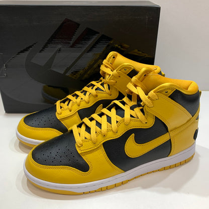 【中古美品】【メンズ】 NIKE ナイキ×WU-TANG CLAN HJ4320-001 DUNK HIGH RETRO PRM ""BLACK AND POLLEN"" スニーカー 靴 箱・黒タグ付き ※箱スレあり 160-261024-io-31-fuzh サイズ：27.5cm カラー：イエロー 万代Net店