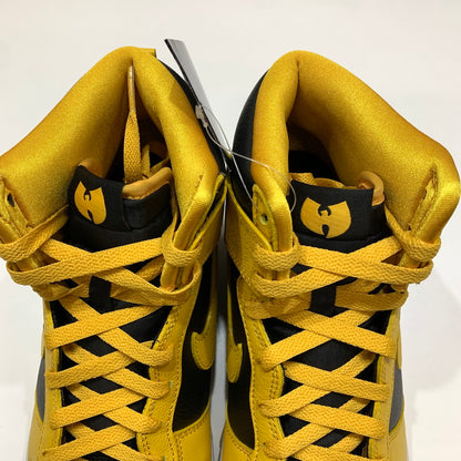 【中古美品】【メンズ】 NIKE ナイキ×WU-TANG CLAN HJ4320-001 DUNK HIGH RETRO PRM ""BLACK AND POLLEN"" スニーカー 靴 箱・黒タグ付き ※箱スレあり 160-261024-io-31-fuzh サイズ：27.5cm カラー：イエロー 万代Net店