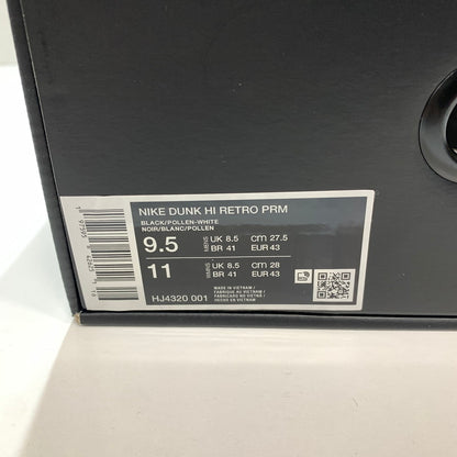 【中古美品】【メンズ】 NIKE ナイキ×WU-TANG CLAN HJ4320-001 DUNK HIGH RETRO PRM ""BLACK AND POLLEN"" スニーカー 靴 箱・黒タグ付き ※箱スレあり 160-261024-io-31-fuzh サイズ：27.5cm カラー：イエロー 万代Net店