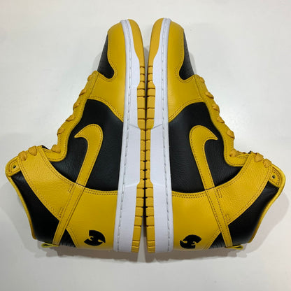 【中古美品】【メンズ】 NIKE ナイキ×WU-TANG CLAN HJ4320-001 DUNK HIGH RETRO PRM ""BLACK AND POLLEN"" スニーカー 靴 箱・黒タグ付き ※箱スレあり 160-261024-io-31-fuzh サイズ：27.5cm カラー：イエロー 万代Net店