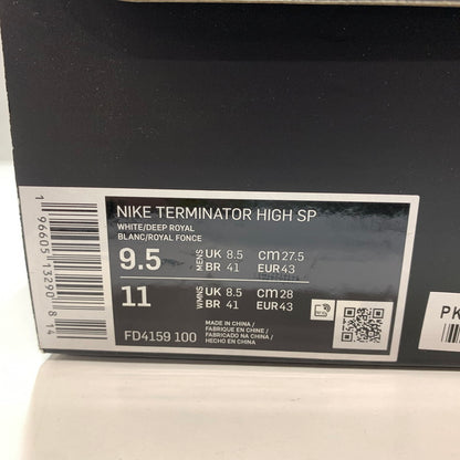 【中古美品】【メンズ】 NIKE ナイキ × CDG コムデギャルソン FD4159-100 TERMINATOR HIGH SP ターミネーター スニーカー 靴 160-261030-mh-03-fuzh サイズ：27.5cm カラー：ブルー 万代Net店