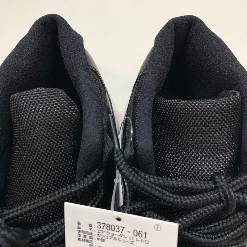 【中古美品】【メンズ】 NIKE ナイキ 378037-061 AIR JORDAN 11 RETRO "BRED" スニーカー 靴 BLACK 箱付き・黒タグ付き 160-261024-io-23-fuzh サイズ：27.5cm カラー：ブラック 万代Net店