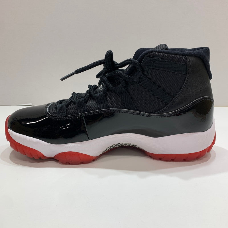 【中古美品】【メンズ】 NIKE ナイキ 378037-061 AIR JORDAN 11 RETRO "BRED" スニーカー 靴 BLACK 箱付き・黒タグ付き 160-261024-io-23-fuzh サイズ：27.5cm カラー：ブラック 万代Net店