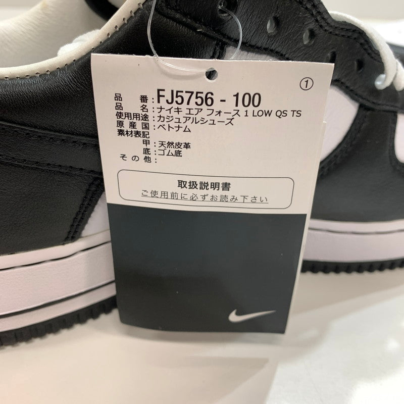 【中古品】【メンズ】 NIKE ナイキ AIR FORCE 1 LOW QS TS TERROR SQUAD FJ5756-100 スニーカー 靴 BLACK 箱付き・黒タグ・シューレース付き ※小さな汚れ・箱傷みあり 160-261024-io-27-fuzh サイズ：27cm カラー：ブラック 万代Net店