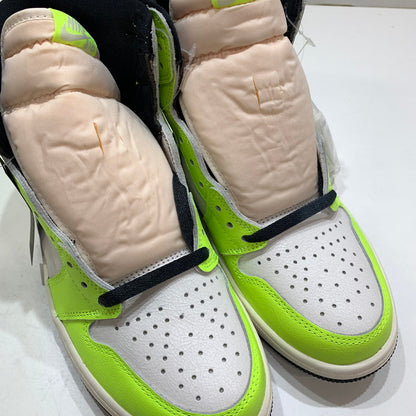 【中古美品】【メンズ】 NIKE ナイキ 555088-702 AIR JORDAN 1 HIGH OG "VOLT VISIONAIRE" エアジョーダン1 ハイ スニーカー 靴 160-261030-mh-11-fuzh サイズ：27.5cm カラー：イエロー 万代Net店