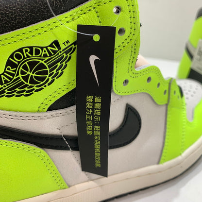 【中古美品】【メンズ】 NIKE ナイキ 555088-702 AIR JORDAN 1 HIGH OG "VOLT VISIONAIRE" エアジョーダン1 ハイ スニーカー 靴 160-261030-mh-11-fuzh サイズ：27.5cm カラー：イエロー 万代Net店