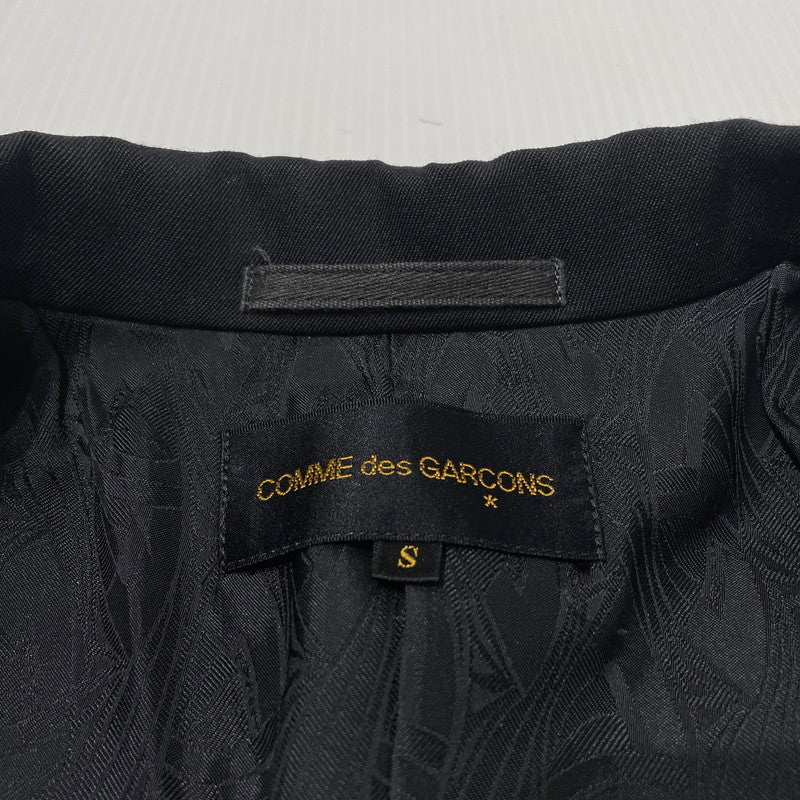 【中古品】【メンズ】 COMME des GARCONS コムデギャルソン TAILORED JACKET GJ-05054S AD1992 テーラード ジャケット ライトアウター 140-261014-yo-07-teih サイズ：S カラー：ブラック 万代Net店