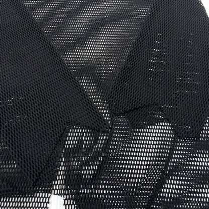 【中古品】【メンズ】 BLACK COMME DES GARCONS ブラックコムデギャルソン 23SS ASYMMETRY CUTOFF MESH TOP 1K-T001 アシンメトリー カットオフ メッシュ カットソー 140-261012-yo-19-teih サイズ：S カラー：ブラック 万代Net店