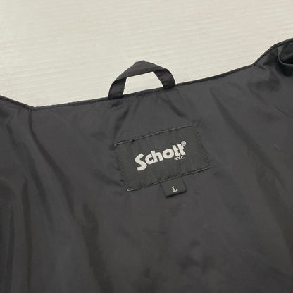 【中古品】【メンズ】 SCHOTT ショット INNER DOWN JKT 782-5253003 インナー ダウン ジャケット アウター 145-261012-sa-12-teih サイズ：L カラー：ブラック 万代Net店