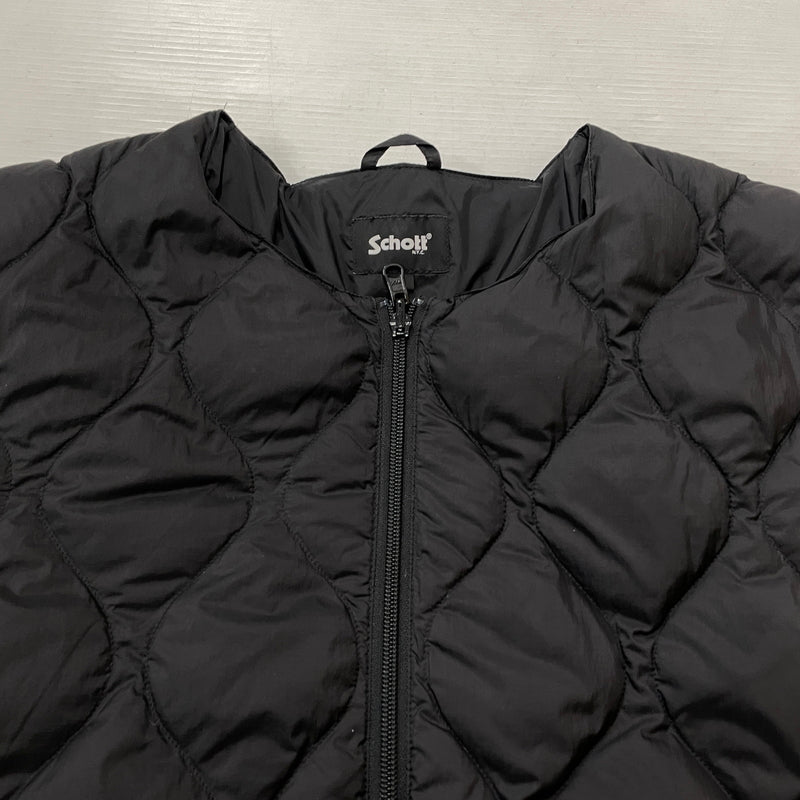 【中古品】【メンズ】 SCHOTT ショット INNER DOWN JKT 782-5253003 インナー ダウン ジャケット アウター 145-261012-sa-12-teih サイズ：L カラー：ブラック 万代Net店