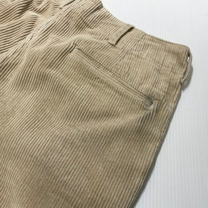 【中古品】【メンズ】 SCHOTT ショット CORDUROY TROUSERS PANTS 782-5210014 コーデュロイ トラウザーズ パンツ ボトムス 156-261014-yo-03-teih サイズ：36 カラー：ベージュ 万代Net店