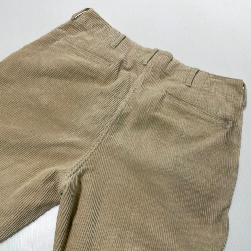【中古品】【メンズ】 SCHOTT ショット CORDUROY TROUSERS PANTS 782-5210014 コーデュロイ トラウザーズ パンツ ボトムス 156-261014-yo-03-teih サイズ：36 カラー：ベージュ 万代Net店