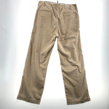 【中古品】【メンズ】 SCHOTT ショット CORDUROY TROUSERS PANTS 782-5210014 コーデュロイ トラウザーズ パンツ ボトムス 156-261014-yo-03-teih サイズ：36 カラー：ベージュ 万代Net店