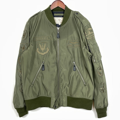 【現状渡し品】【メンズ】 AVIREX アヴィレックス U.S.AF 70th VINTAGE ANNIVERSARY JACKET 6172146 ユーエスエーエフ 70年代 ヴィンテージ アニバーサリー ジャケット アウター 145-261011-sa-08-teih サイズ：2XL カラー：カーキ 万代Net店