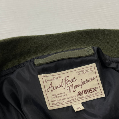【現状渡し品】【メンズ】 AVIREX アヴィレックス U.S.AF 70th VINTAGE ANNIVERSARY JACKET 6172146 ユーエスエーエフ 70年代 ヴィンテージ アニバーサリー ジャケット アウター 145-261011-sa-08-teih サイズ：2XL カラー：カーキ 万代Net店
