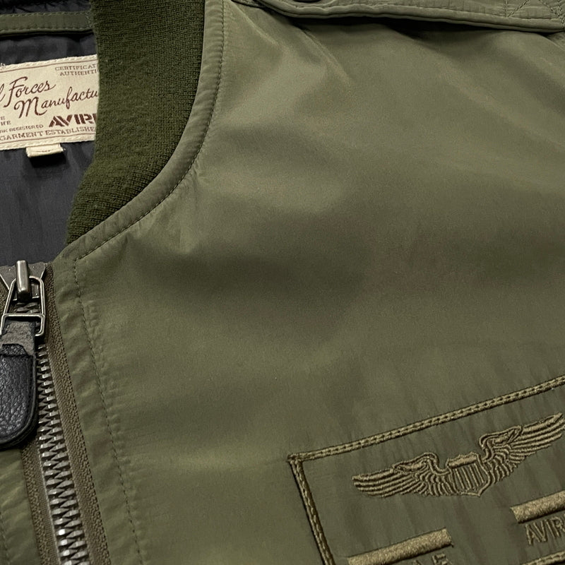 【現状渡し品】【メンズ】 AVIREX アヴィレックス U.S.AF 70th VINTAGE ANNIVERSARY JACKET 6172146 ユーエスエーエフ 70年代 ヴィンテージ アニバーサリー ジャケット アウター 145-261011-sa-08-teih サイズ：2XL カラー：カーキ 万代Net店
