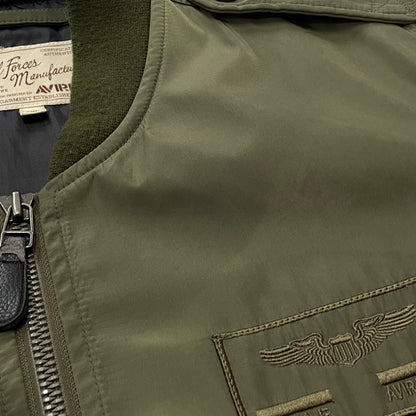 【現状渡し品】【メンズ】 AVIREX アヴィレックス U.S.AF 70th VINTAGE ANNIVERSARY JACKET 6172146 ユーエスエーエフ 70年代 ヴィンテージ アニバーサリー ジャケット アウター 145-261011-sa-08-teih サイズ：2XL カラー：カーキ 万代Net店
