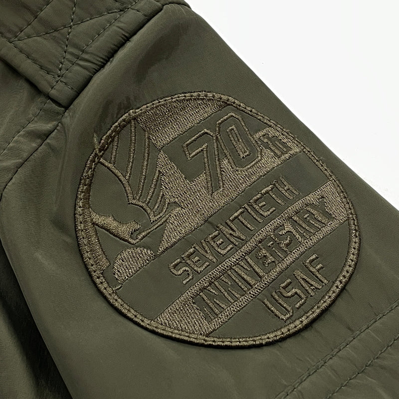 【現状渡し品】【メンズ】 AVIREX アヴィレックス U.S.AF 70th VINTAGE ANNIVERSARY JACKET 6172146 ユーエスエーエフ 70年代 ヴィンテージ アニバーサリー ジャケット アウター 145-261011-sa-08-teih サイズ：2XL カラー：カーキ 万代Net店