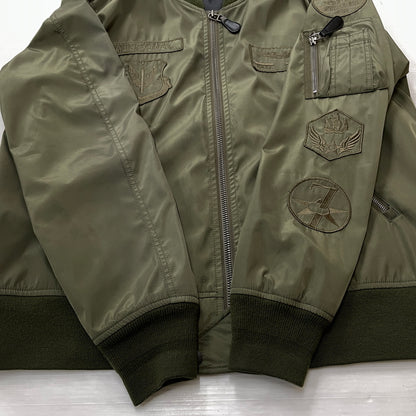 【現状渡し品】【メンズ】 AVIREX アヴィレックス U.S.AF 70th VINTAGE ANNIVERSARY JACKET 6172146 ユーエスエーエフ 70年代 ヴィンテージ アニバーサリー ジャケット アウター 145-261011-sa-08-teih サイズ：2XL カラー：カーキ 万代Net店