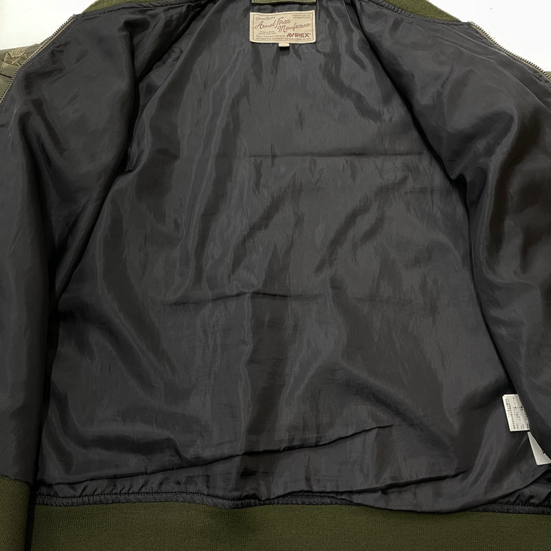【現状渡し品】【メンズ】 AVIREX アヴィレックス U.S.AF 70th VINTAGE ANNIVERSARY JACKET 6172146 ユーエスエーエフ 70年代 ヴィンテージ アニバーサリー ジャケット アウター 145-261011-sa-08-teih サイズ：2XL カラー：カーキ 万代Net店