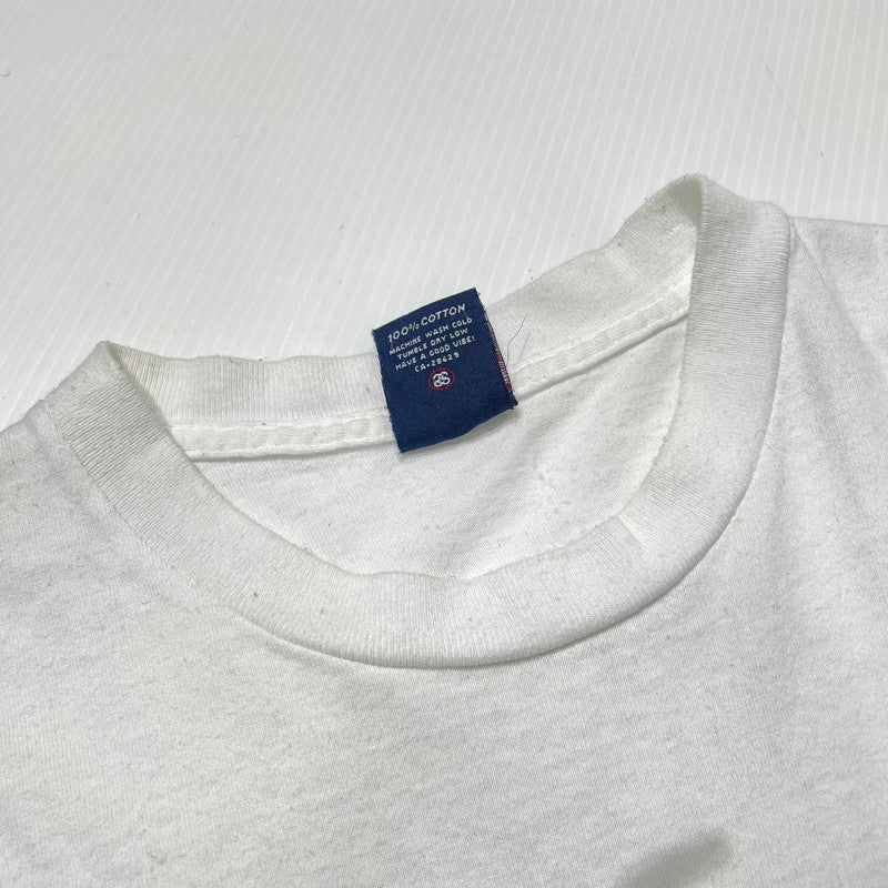 【中古品】【メンズ】 STUSSY ステューシー 90’s DRAGON PRINT LOGO SS TEE 90年代 "2代目ドラゴン" プリント ロゴ ショートスリーブ Tシャツ 半袖 トップス 142-261012-yo-17-teih サイズ：L カラー：ホワイト 万代Net店