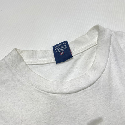 【中古品】【メンズ】 STUSSY ステューシー 90’s DRAGON PRINT LOGO SS TEE 90年代 "2代目ドラゴン" プリント ロゴ ショートスリーブ Tシャツ 半袖 トップス 142-261012-yo-17-teih サイズ：L カラー：ホワイト 万代Net店