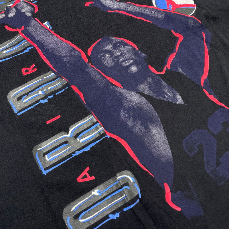 【中古品】【メンズ】 NIKE ナイキ 90's MICHAEL JORDAN GRAPHIC S/S TEE 90年代 マイケル・ジョーダン グラフィック ショートスリーブ Tシャツ 半袖 トップス 148-261014-yo-21-teih サイズ：M カラー：ブラック 万代Net店