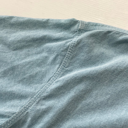 【中古品】【メンズ】 RALPH LAUREN COUNTRY ラルフ ローレン カントリー CHAMBRAY S/S SHIRTシャンブレー ショートスリーブ シャツ 半袖 トップス 147-261011-sa-13-teih サイズ：S カラー：ブルー系 万代Net店