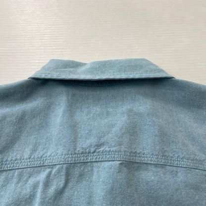 【中古品】【メンズ】 RALPH LAUREN COUNTRY ラルフ ローレン カントリー CHAMBRAY S/S SHIRTシャンブレー ショートスリーブ シャツ 半袖 トップス 147-261011-sa-13-teih サイズ：S カラー：ブルー系 万代Net店