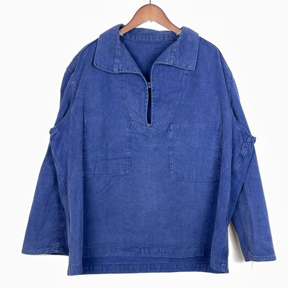 【中古品】【メンズ】 LE GLAZIK ルグラジック 60’s FISHERMAN SHIRT 60年代 ヴィンテージ フィッシャーマン シャツ 長袖 トップス 145-261011-sa-11-teih サイズ：不明 カラー：ネイビー系 万代Net店