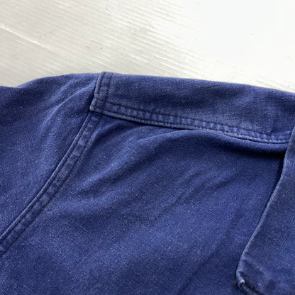 【中古品】【メンズ】 LE GLAZIK ルグラジック 60’s FISHERMAN SHIRT 60年代 ヴィンテージ フィッシャーマン シャツ 長袖 トップス 145-261011-sa-11-teih サイズ：不明 カラー：ネイビー系 万代Net店