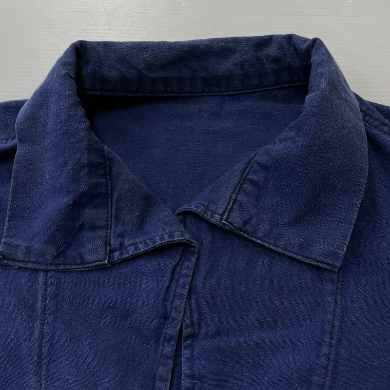 【中古品】【メンズ】 LE GLAZIK ルグラジック 60’s FISHERMAN SHIRT 60年代 ヴィンテージ フィッシャーマン シャツ 長袖 トップス 145-261011-sa-11-teih サイズ：不明 カラー：ネイビー系 万代Net店
