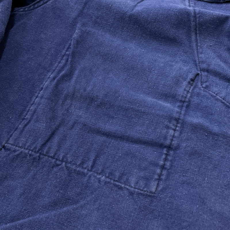 【中古品】【メンズ】 LE GLAZIK ルグラジック 60’s FISHERMAN SHIRT 60年代 ヴィンテージ フィッシャーマン シャツ 長袖 トップス 145-261011-sa-11-teih サイズ：不明 カラー：ネイビー系 万代Net店