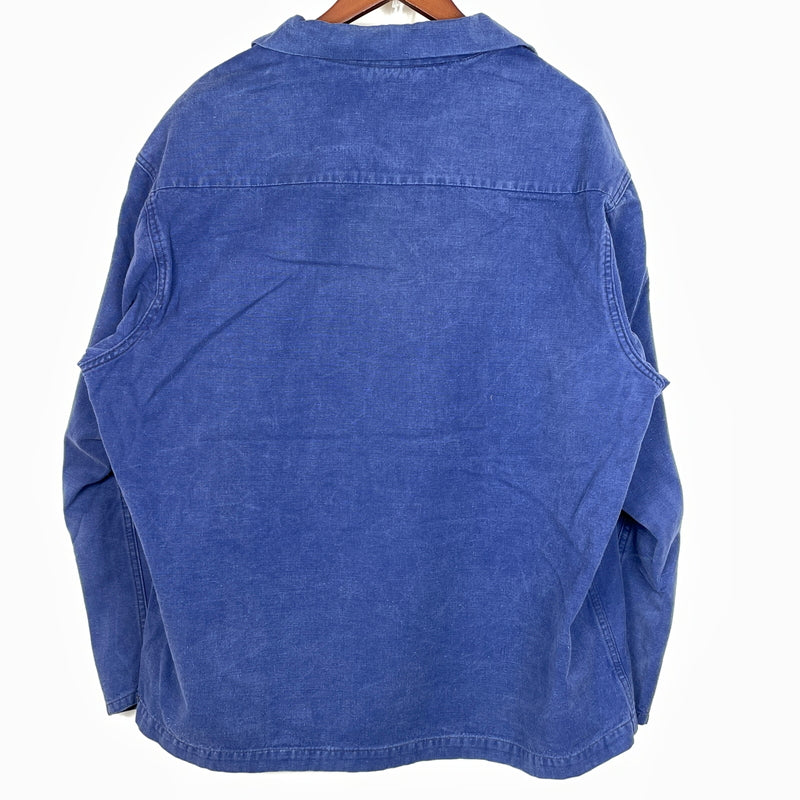 【中古品】【メンズ】 LE GLAZIK ルグラジック 60’s FISHERMAN SHIRT 60年代 ヴィンテージ フィッシャーマン シャツ 長袖 トップス 145-261011-sa-11-teih サイズ：不明 カラー：ネイビー系 万代Net店