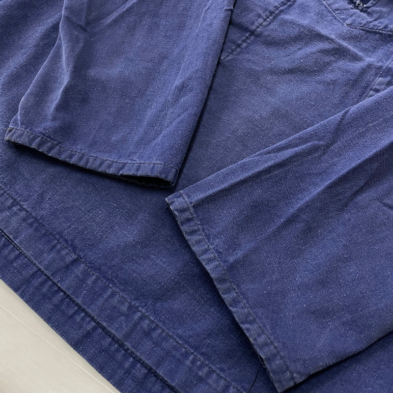 【中古品】【メンズ】 LE GLAZIK ルグラジック 60’s FISHERMAN SHIRT 60年代 ヴィンテージ フィッシャーマン シャツ 長袖 トップス 145-261011-sa-11-teih サイズ：不明 カラー：ネイビー系 万代Net店