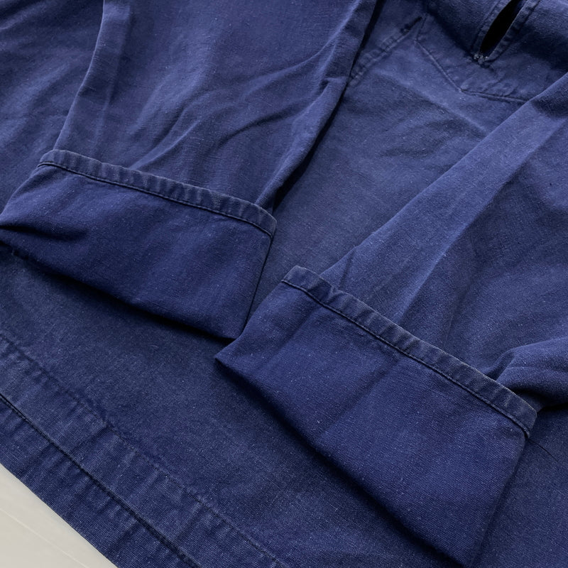 【中古品】【メンズ】 LE GLAZIK ルグラジック 60’s FISHERMAN SHIRT 60年代 ヴィンテージ フィッシャーマン シャツ 長袖 トップス 145-261011-sa-11-teih サイズ：不明 カラー：ネイビー系 万代Net店