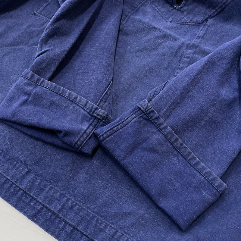 【中古品】【メンズ】 LE GLAZIK ルグラジック 60’s FISHERMAN SHIRT 60年代 ヴィンテージ フィッシャーマン シャツ 長袖 トップス 145-261011-sa-11-teih サイズ：不明 カラー：ネイビー系 万代Net店
