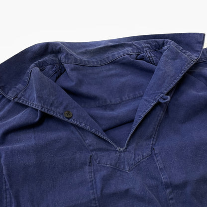 【中古品】【メンズ】 LE GLAZIK ルグラジック 60’s FISHERMAN SHIRT 60年代 ヴィンテージ フィッシャーマン シャツ 長袖 トップス 145-261011-sa-11-teih サイズ：不明 カラー：ネイビー系 万代Net店