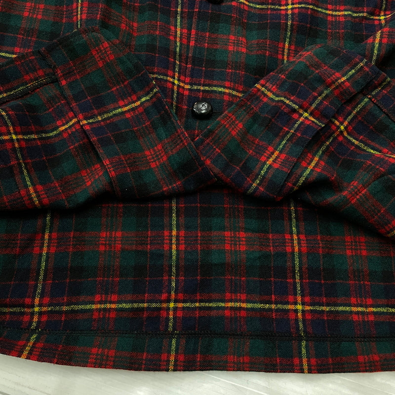 【中古品】【メンズ】 PENDLETON ペンドルトン 70's VINTAGE CHECK TAILORED JACKET 70年代 ヴィンテージ チェック テーラード ジャケット アウター 145-261011-sa-14-teih サイズ：L カラー：レッド 万代Net店