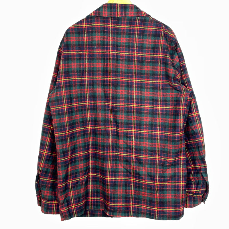 【中古品】【メンズ】 PENDLETON ペンドルトン 70's VINTAGE CHECK TAILORED JACKET 70年代 ヴィンテージ チェック テーラード ジャケット アウター 145-261011-sa-14-teih サイズ：L カラー：レッド 万代Net店