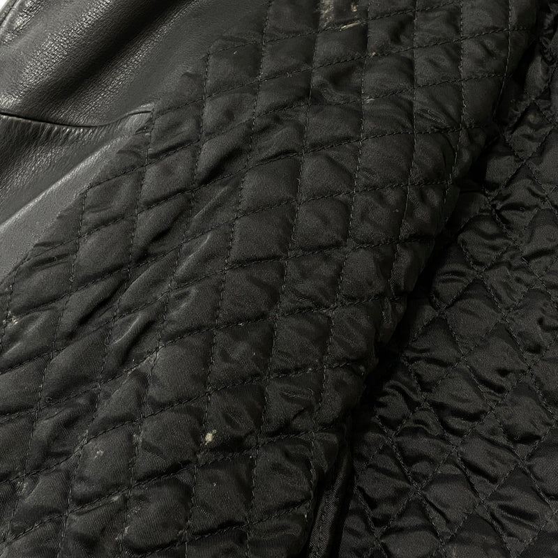 【現状渡し品】【メンズ】 TIME&TIDE タイム アンド タイド COW LEATHER DOUBLE JACKET カウ レザー ダブル ジャケット アウター 145-261011-sa-01-teih サイズ：M カラー：ブラック 万代Net店