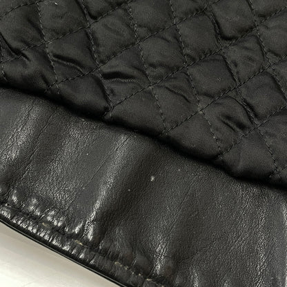 【現状渡し品】【メンズ】 TIME&TIDE タイム アンド タイド COW LEATHER DOUBLE JACKET カウ レザー ダブル ジャケット アウター 145-261011-sa-01-teih サイズ：M カラー：ブラック 万代Net店