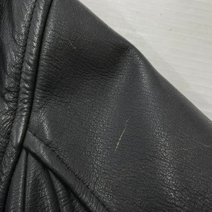 【現状渡し品】【メンズ】 TIME&TIDE タイム アンド タイド COW LEATHER DOUBLE JACKET カウ レザー ダブル ジャケット アウター 145-261011-sa-01-teih サイズ：M カラー：ブラック 万代Net店