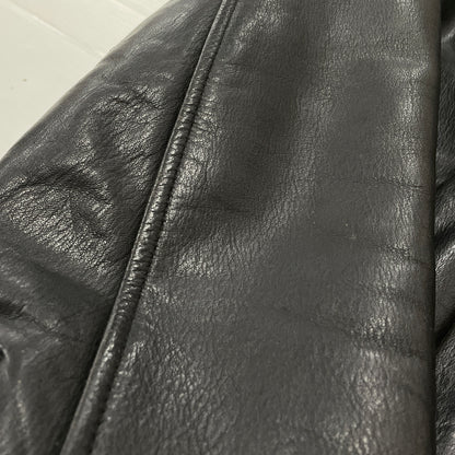【現状渡し品】【メンズ】 TIME&TIDE タイム アンド タイド COW LEATHER DOUBLE JACKET カウ レザー ダブル ジャケット アウター 145-261011-sa-01-teih サイズ：M カラー：ブラック 万代Net店