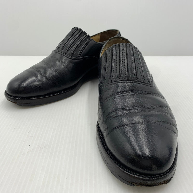 【現状渡し品】【メンズ】 COMME DES GARCONS HOMME コムデギャルソンオム FRONT GORE LEATHER SHOES フロント ゴアレザーシューズ 靴 革 164-261014-ko-03-teih サイズ：26 カラー：ブラック 万代Net店